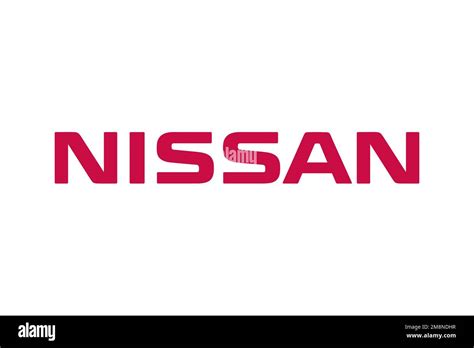 Nissan Motor Philippines Logo White Background Stock Photo Alamy