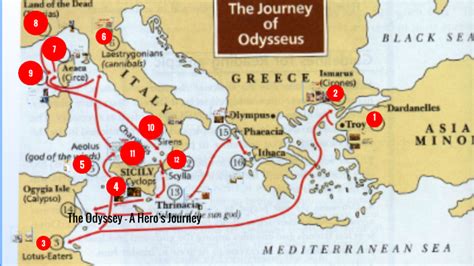 My Copy Of The Odyssey Hero S Journey Map By Jolene John On Prezi