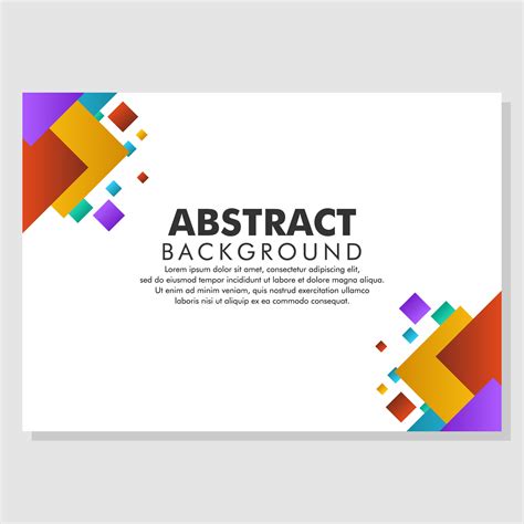 Minimal Creative Abstract Background. Modern Horizontal Composition ...