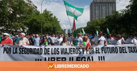 Huelga De Taxis En Madrid Libre Mercado