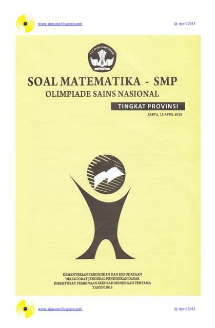 Soal Dan Pembahasan Olimpiade Matematika Vektor Nasional 2012 Tingkat