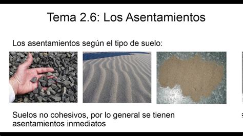 Tema 2 6 Asentamientos En El Suelo YouTube