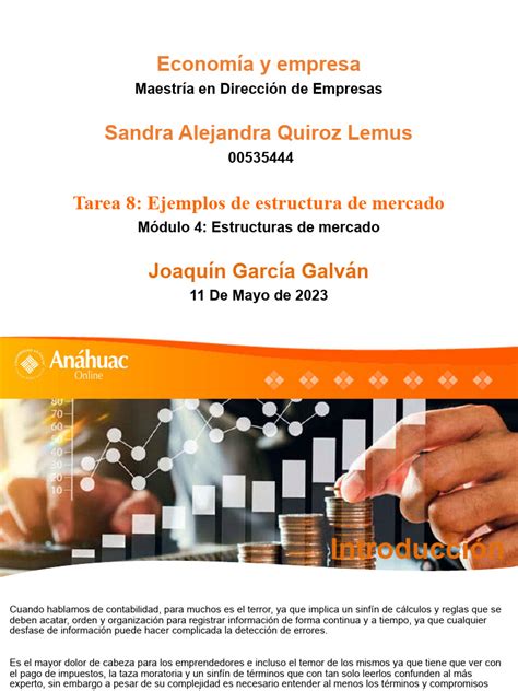 Tarea 8 Ejemplos De Estructura De Mercado Sandraquiroz Pdf