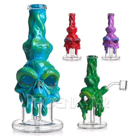 Inches D Hand Painting Smoking Pipe Mixed Clors Round Base Glass