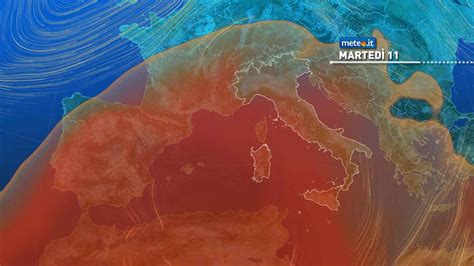 Meteo martedì 11 caldo e afa punte di 40C Temporali al Nord