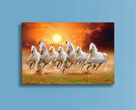 Seven Horses Running Painting - 1250x1009 Wallpaper - teahub.io