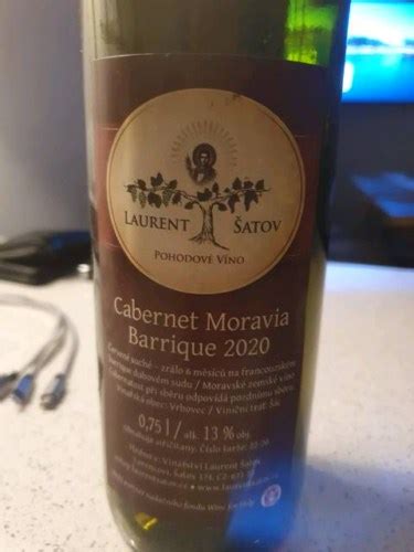 Laurent Atov Cabernet Moravia Barrique Vivino Us