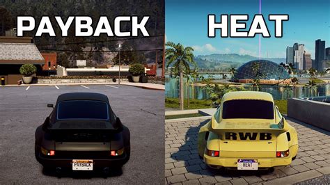 Need For Speed Payback Vs Heat Porsche 911 Carrera Rsr 2 8 Side By