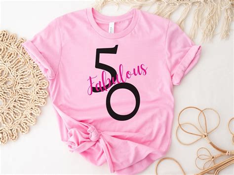 50th Birthday Shirt Women 50th Birthday T Shirt T For Her Etsy