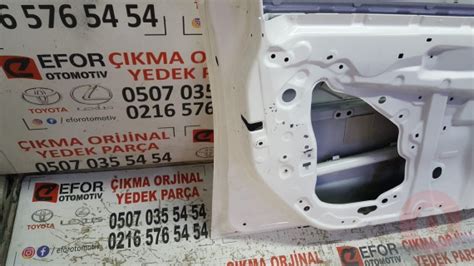 TOYOTA COROLLA SOL ÖN KAPI ORJ ÇIKMA YEDEK PARÇA 2019 2021 Çıkma Yedek