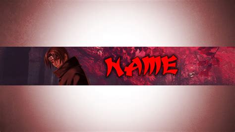 Speed Art Bannière Itachi Template Youtube