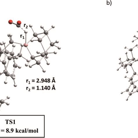 Dft Optimized Key Transition States Involved In The Catalytic Cycle