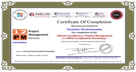 Master Certificate In Project Management MASTER CERT PM WORKSHOPS