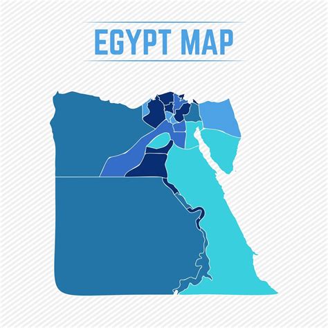 Egypt Detailed Map With Cities 2292795 Vector Art at Vecteezy