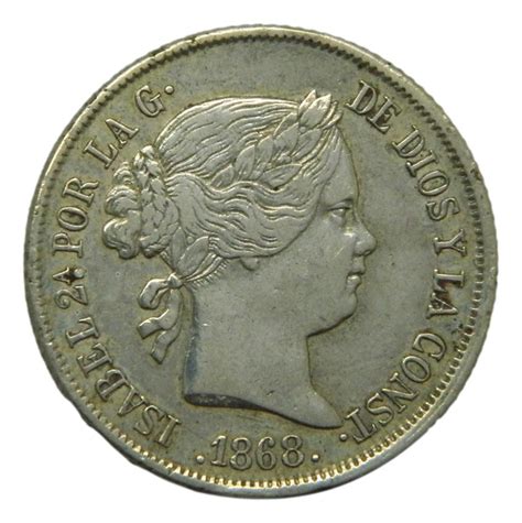 Isabel Ii Centimos De Escudo Plata Monedalia Es