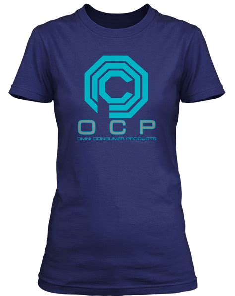 Robocop Inspired Ocp Logo T Shirt Bathroomwall