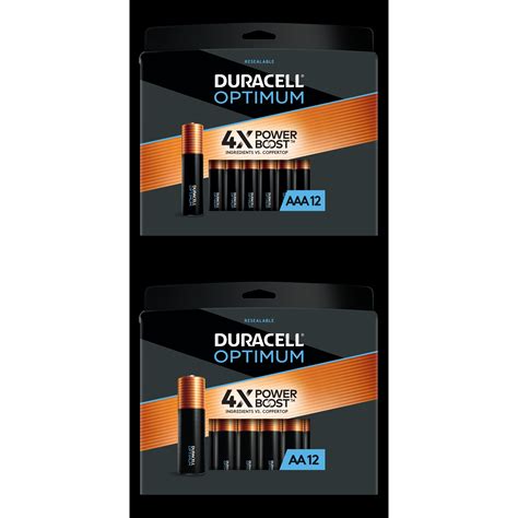 Duracell Coppertop AA Batteries And AAA Batteries With POWER BOOST 24