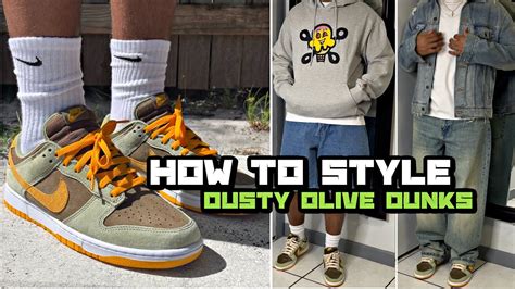 Best Way To Style Dusty Olive Dunks How To Style Dunk Low Dusty Olive Youtube