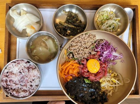 천안 불당동 신불당동 맛집 갈비탕 육회 육회비빔밥 점심메뉴 추천 현대정육점 네이버 블로그