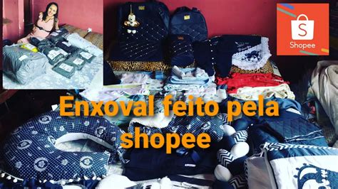 Enxoval do nosso bebê feito pela shopee YouTube