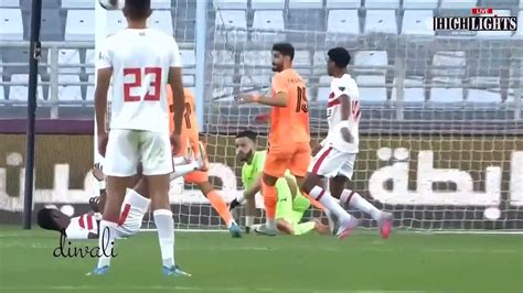 ملخص مباراة الزمالك وام صلال القطرى 2 0 أم صلال يهزم الزمالك في دورة