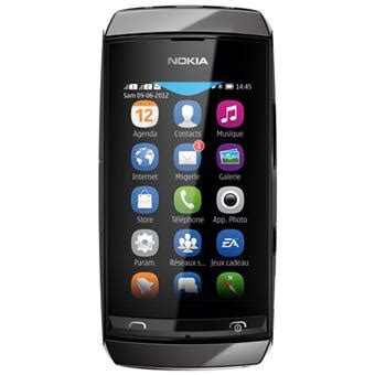 Nokia Asha Double Sim Dark Grey Smartphone Achat Prix Fnac