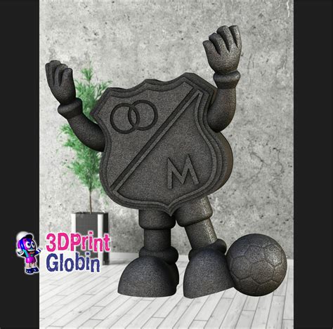 Archivo Stl Escudo Mascota Millonarios 🇨🇴 ・diseño De Impresora 3d Para Descargar・cults