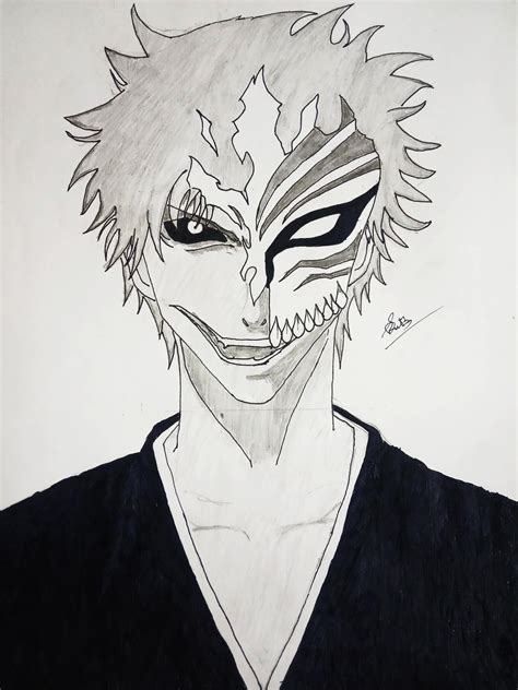 Drawings Of Ichigo Hollow Mask