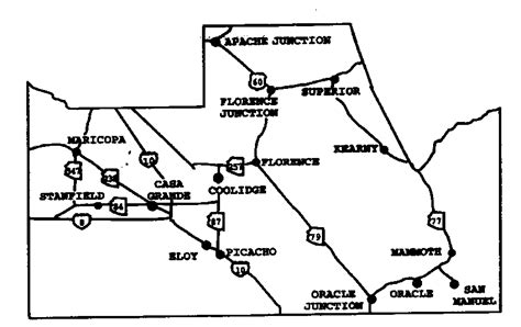 Pinal County Map Boundaries