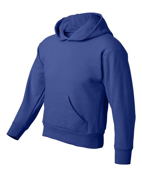 Hanes Youth Ecosmart Pullover Sweatshirt Hoodie Comfortblend With Recycled Polyester