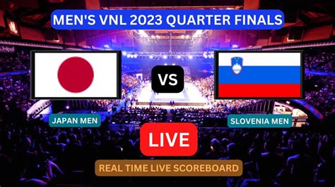 Japan Vs Slovenia LIVE Score UPDATE Today VNL 2023 FIVB Volleyball Men