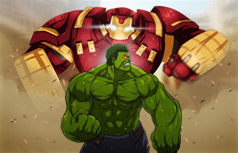 Hulk vs. Hulkbuster by Paterack on DeviantArt