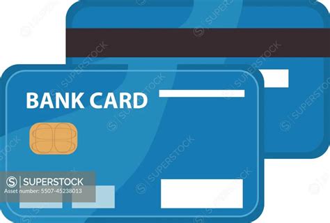 Credit Card Icon Flat Design Bank Card Isolated On White Clip