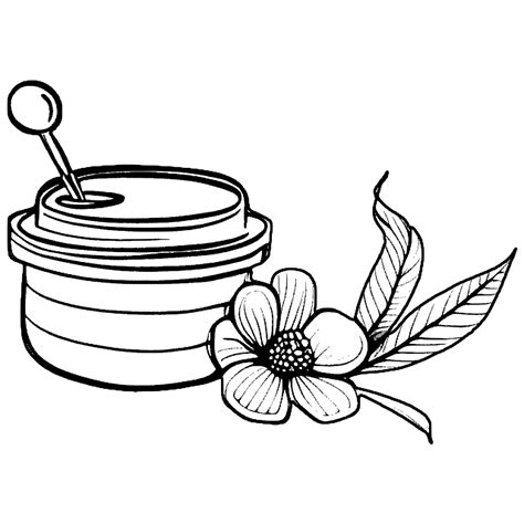 Honey Coloring Page · Creative Fabrica