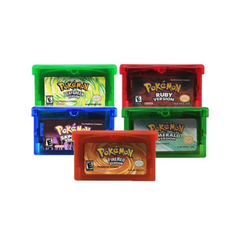 Paquete 3 cartuchos GBA Game Boy Pokémon Esmeralda Rubí Záfiro