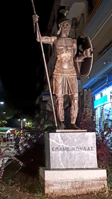 Epameinondas statue in Thebes, Greece (2019) : r/GreecePics