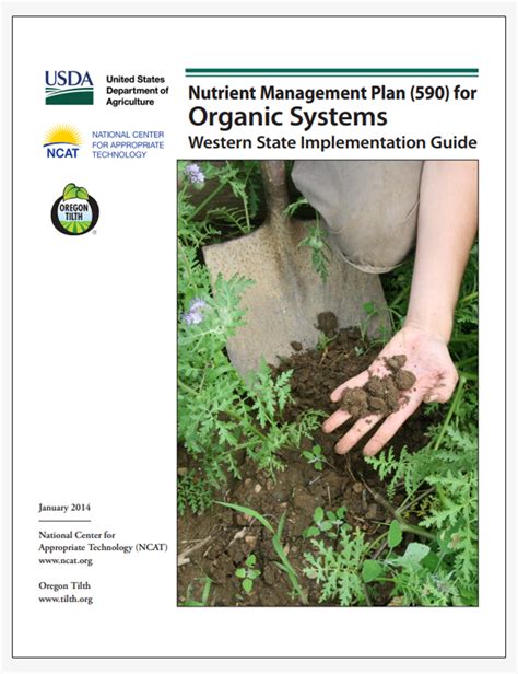 Nutrient Management Plan 590 For Organic Systems Attra Sustainable Agriculture Project