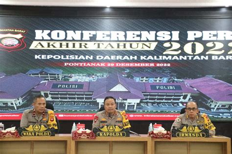 Polda Kalbar Sebut Angka Kasus Kejahatan Cenderung Menurun Di 2022