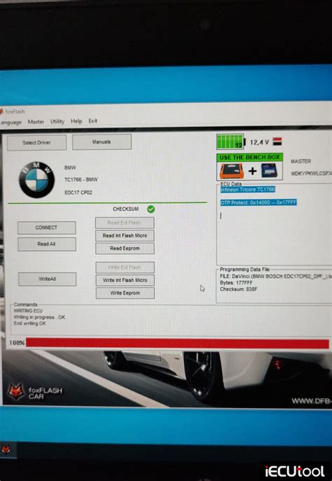 Foxflash Failed To Read Bmw Edc Cp On Bench Solution Iecutool