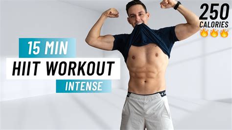 Min Intense Hiit Workout For Fat Burn Cardio No Equipment No