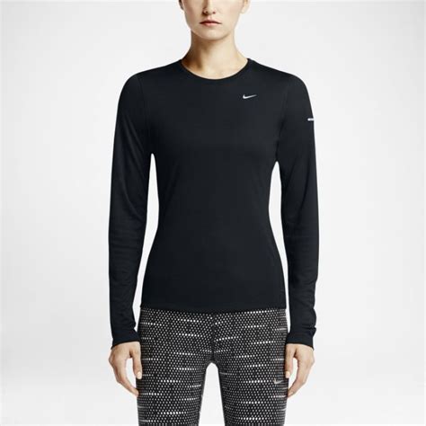 Nike Miler Long Sleeve Women Running Shirts Long Sleeve Running