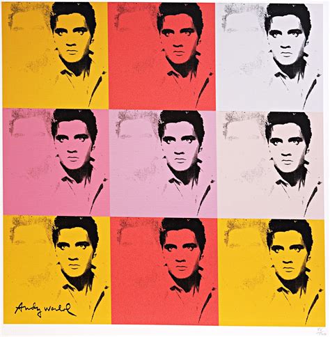 Elvis Presley Andy Warhol Galerie Um N