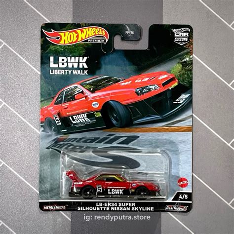 Jual Hot Wheels Nissan Skyline LB ER34 Super Silhouette LBWK Mountain Drifters Shopee Indonesia