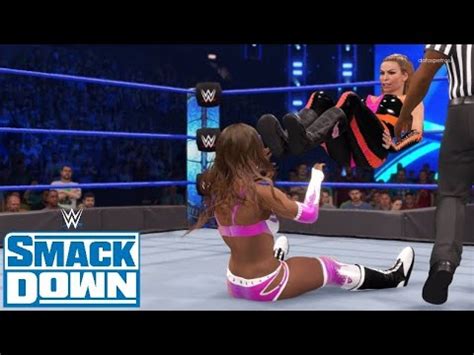 Wwe K Smackdown Aliyah Vs Natalya Youtube