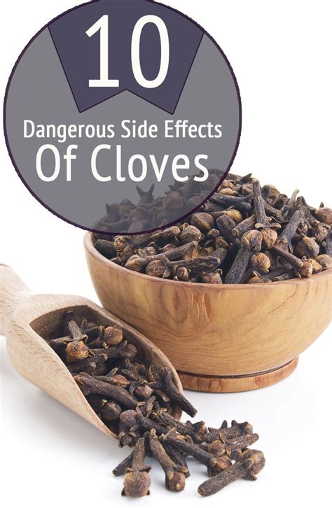 Cloves: 4 Major Side Effects + Dosage | Cloves health benefits ...