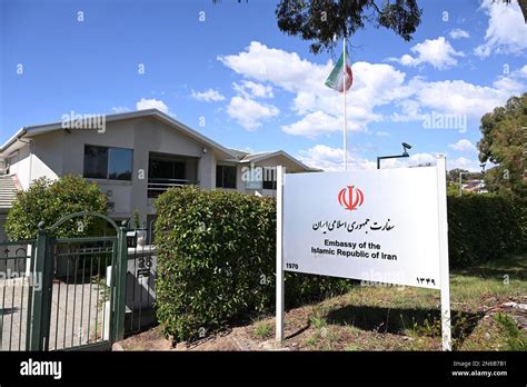 A General View Of The Iranian Embassy In Canberra Friday February 10 2023 Aap Image Lukas