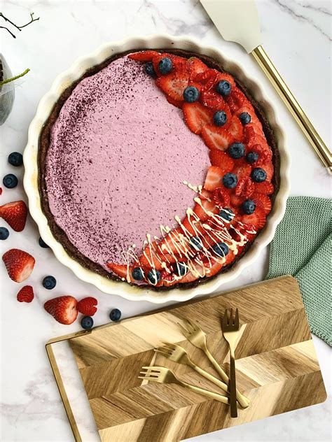 Açai Mousse Tarte ohne Zucker Ver ellla