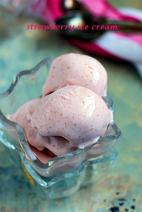 Strawberry Ice Cream Recipe Homemade Ice Cream Recipes