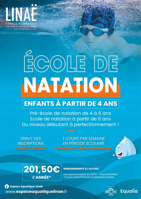 Ecole De Natation Inscriptions Lina Piscine Sports