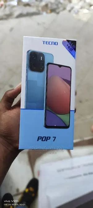 New Tecno Pop 7 64 GB Black In Ilala Mobile Phones Chuga Smartphone